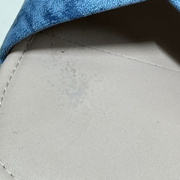 Ecco Touch Plateau Slide Leather Slip On Sandals Blue Women EU41/10-10.5 NWB - Picture 9 of 9